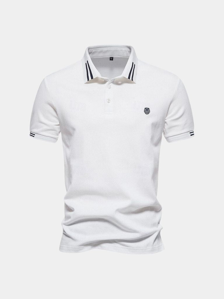 Joel - Light Blue Classic Polo