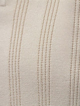 Keegan - Cream Textured Knit Polo