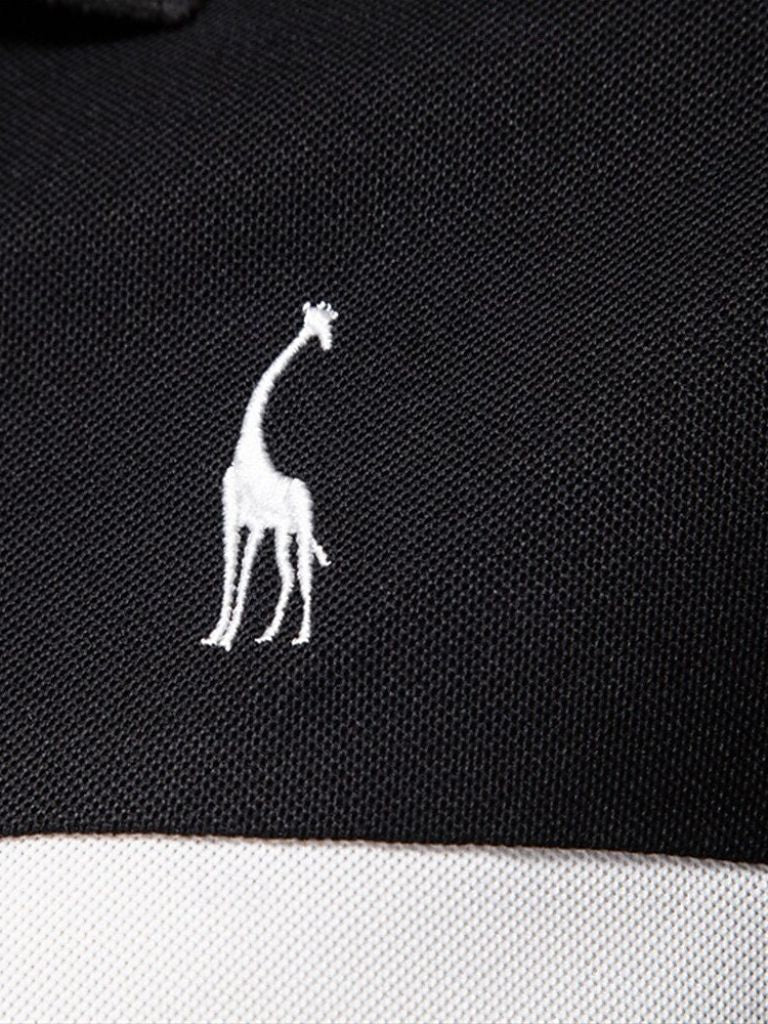 Kyle - White Polo with Contrast Stripes