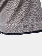 Kyle - White Polo with Contrast Stripes