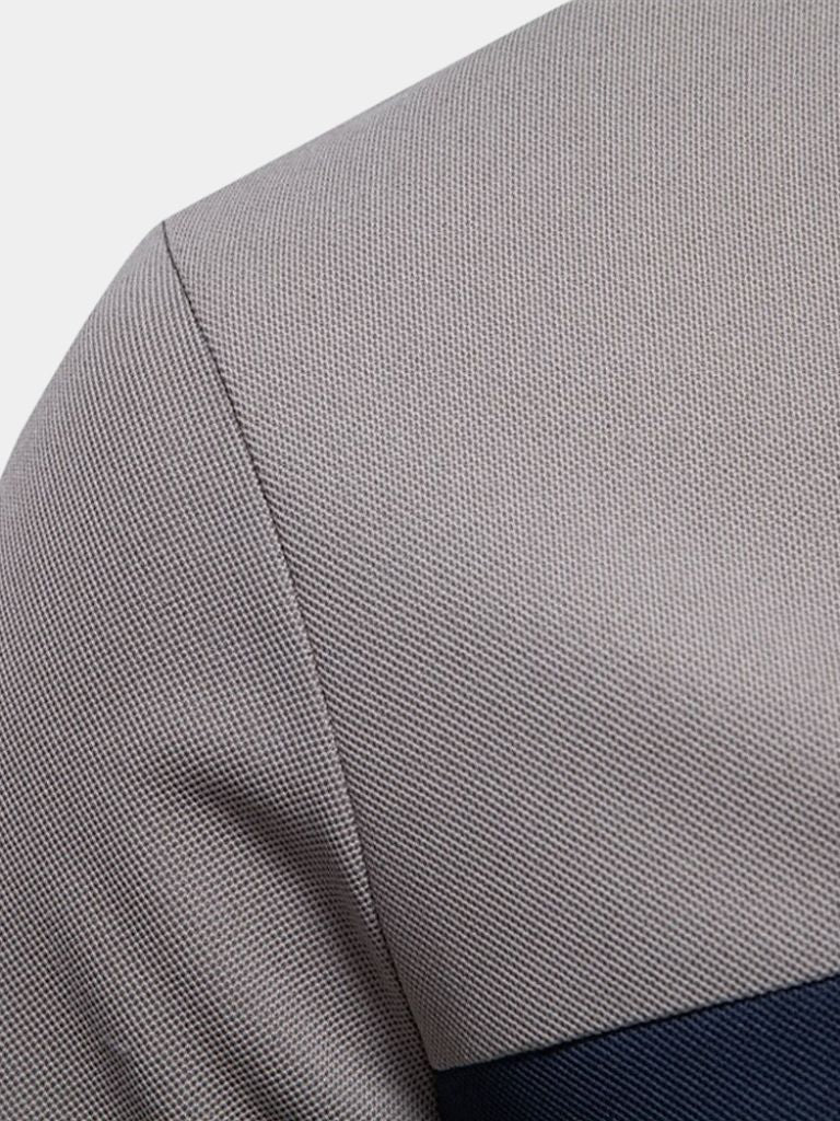 Kyle - White Polo with Contrast Stripes
