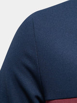 Kyle - White Polo with Contrast Stripes