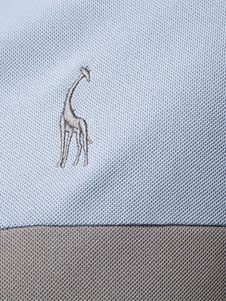 Kyle - White Polo with Contrast Stripes