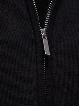Lane - Knit Zip Collar Polo