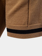 Lane - Knit Zip Collar Polo