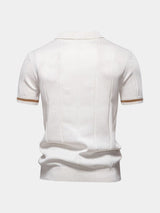 Lane - Knit Zip Collar Polo