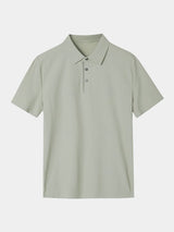 Mitchell - Sage Green Polo with Classic Collar