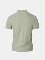 Mitchell - Sage Green Polo with Classic Collar