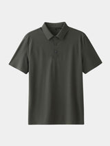 Mitchell - Sage Green Polo with Classic Collar