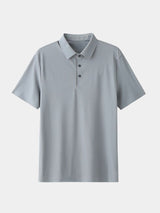 Mitchell - Sage Green Polo with Classic Collar