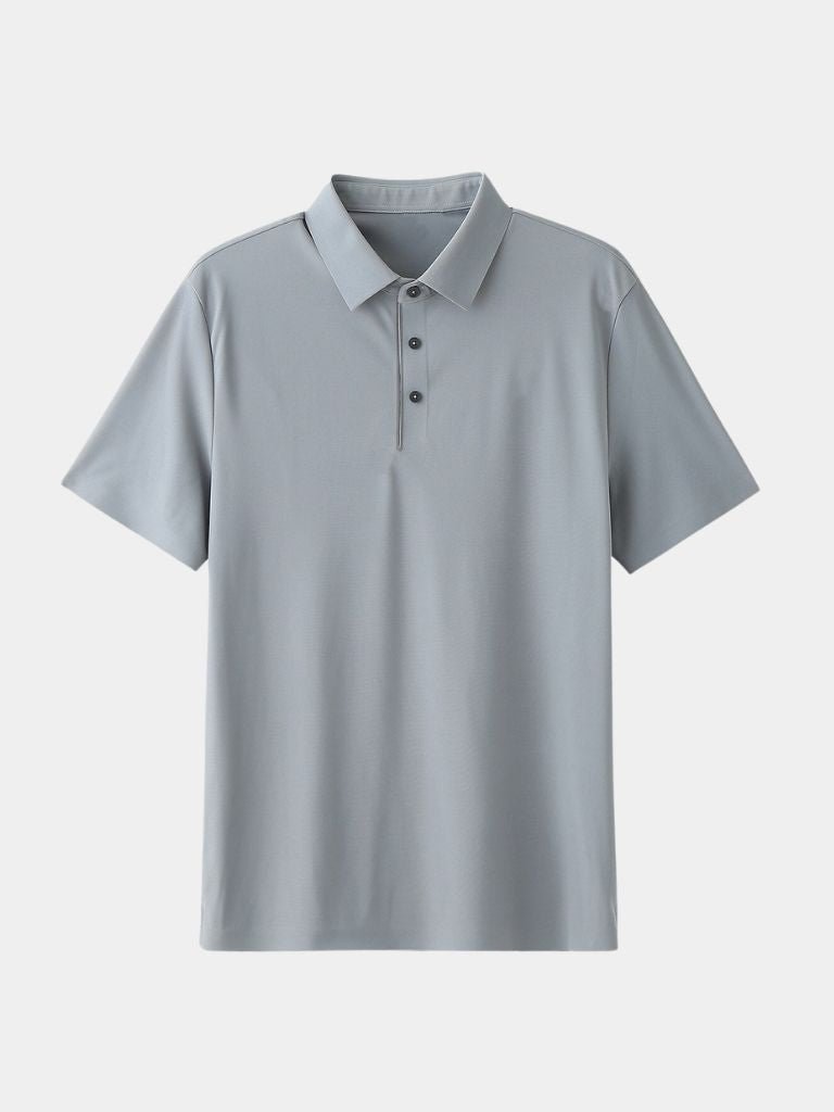 Mitchell - Sage Green Polo with Classic Collar