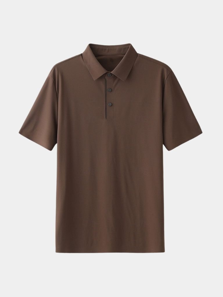 Mitchell - Sage Green Polo with Classic Collar