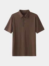 Mitchell - Sage Green Polo with Classic Collar