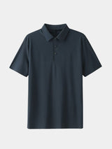 Mitchell - Sage Green Polo with Classic Collar