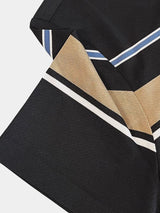 Riley - White Polo with Multicolour Stripes