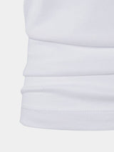 Riley - White Polo with Multicolour Stripes