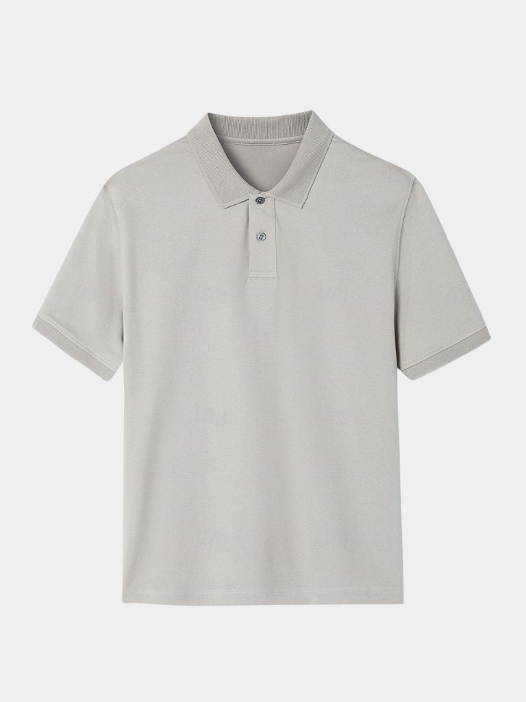 Shane - Light Grey Classic Polo