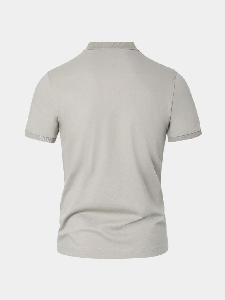 Shane - Light Grey Classic Polo