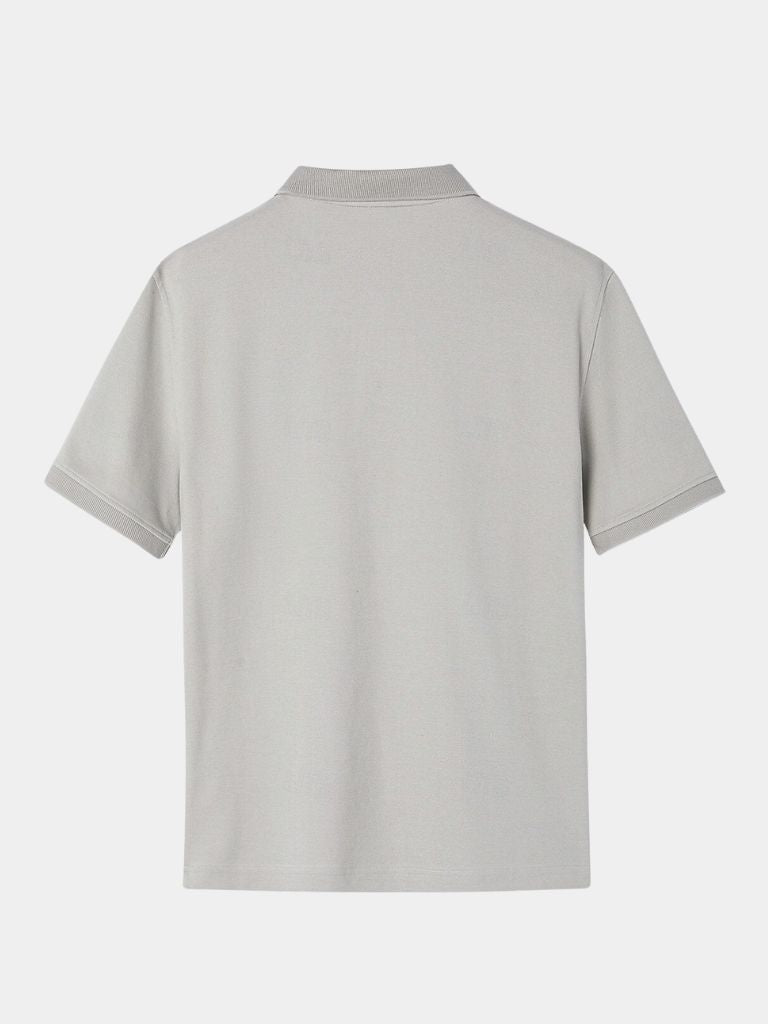 Shane - Light Grey Classic Polo