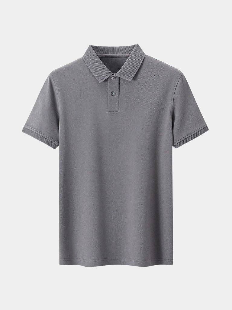 Shane - Light Grey Classic Polo