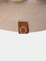 Spencer - Beige Retro Vertical Stripe Polo