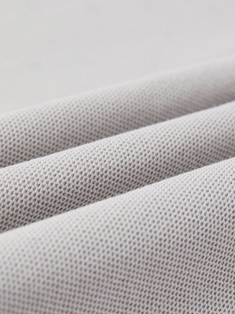 Trevor - Light Grey Polo with Contrast Collar