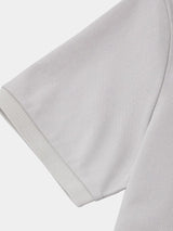 Trevor - Light Grey Polo with Contrast Collar