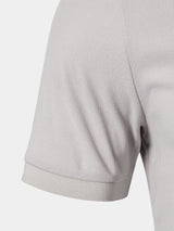 Trevor - Light Grey Polo with Contrast Collar