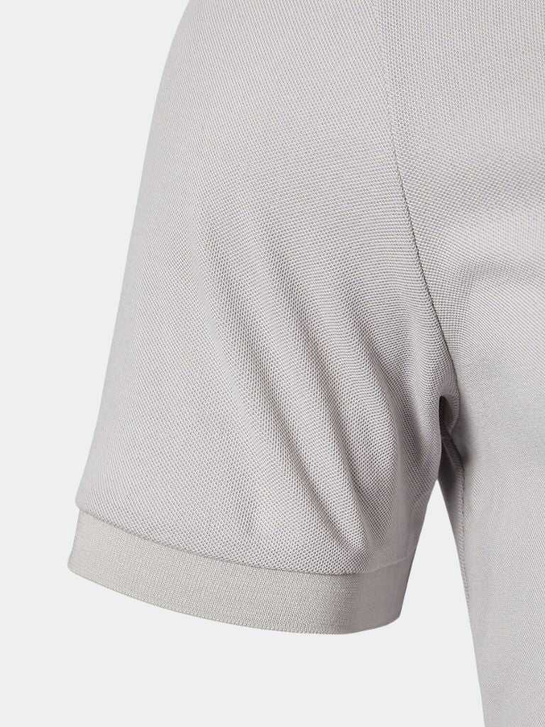 Trevor - Light Grey Polo with Contrast Collar