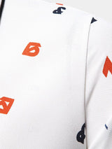 Travis - White Printed Polo