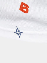 Travis - White Printed Polo