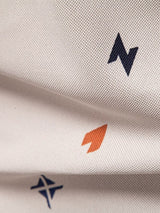 Travis - White Printed Polo