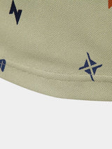 Travis - White Printed Polo
