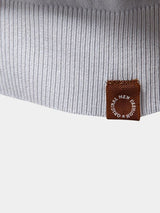 Tristan - White Polo with Stripe Detail