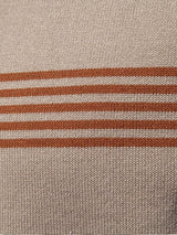 Tristan - White Polo with Stripe Detail