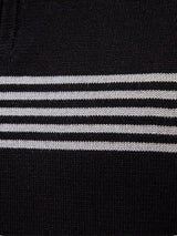 Tristan - White Polo with Stripe Detail