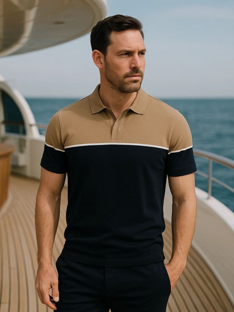 Blake - Colour Block Polo