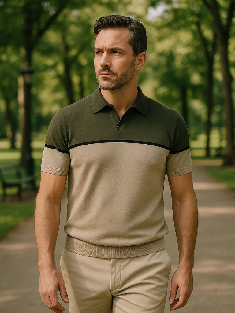 Blake - Colour Block Polo