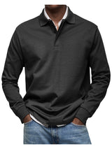 Carson - Navy Long Sleeve Polo