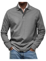Carson - Navy Long Sleeve Polo