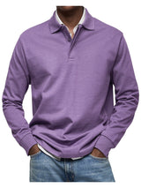 Carson - Navy Long Sleeve Polo