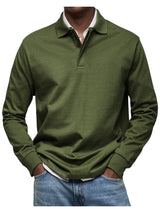 Carson - Navy Long Sleeve Polo
