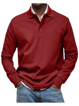 Carson - Navy Long Sleeve Polo
