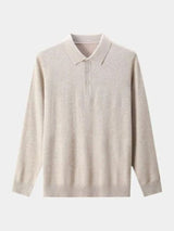 Dawson - Grey Long Sleeve Polo