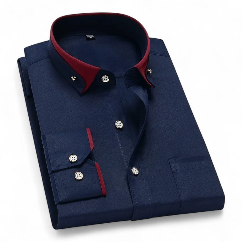 Lane - Shirt with Contrast Collar