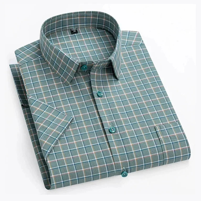 Nolan - Striped Short Sleeve Shirt