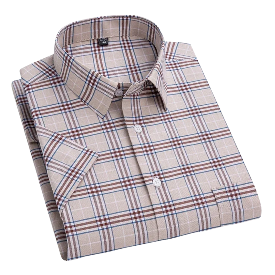 Nolan - Striped Short Sleeve Shirt