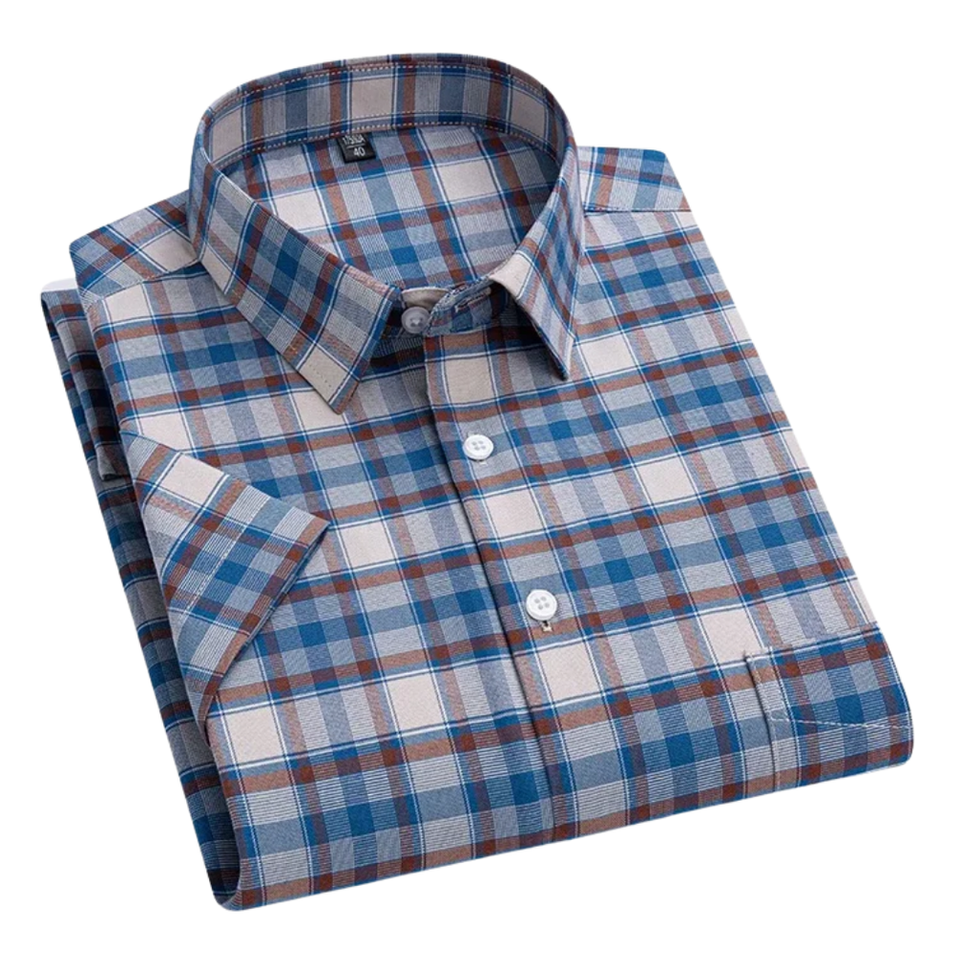 Nolan - Striped Short Sleeve Shirt