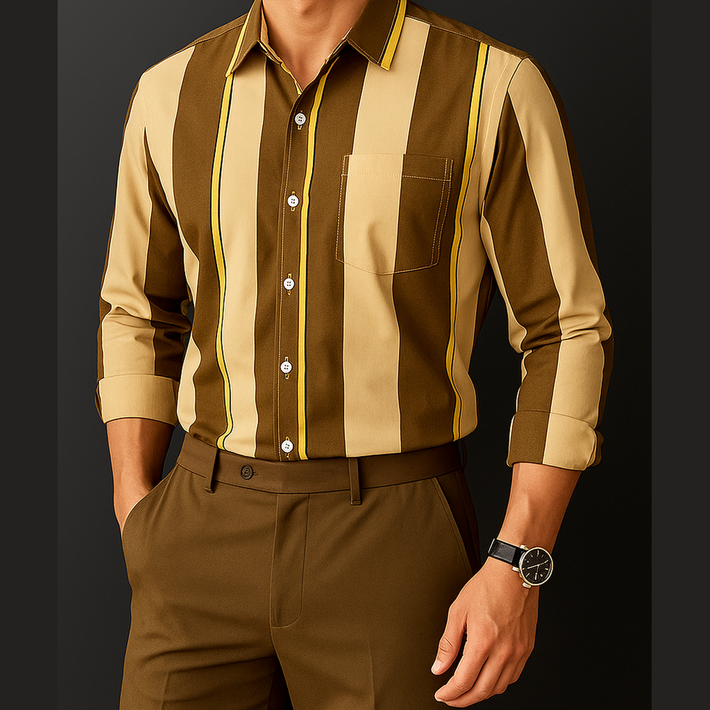 Parker - Vertical Stripe Shirt