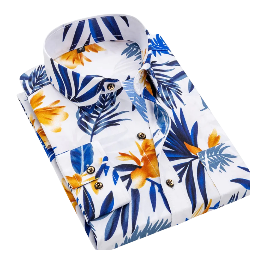 Sean - Tropical Print Shirt